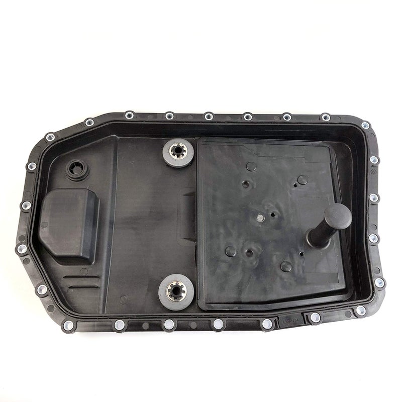 JSD Replacement 6HP19 Transmission Oil Pan Compatible with BMW E60 E90 E91 E92 Z4 525i 6 Speed Transmission Oil Pan Repair Kit 24117571235 24117540844